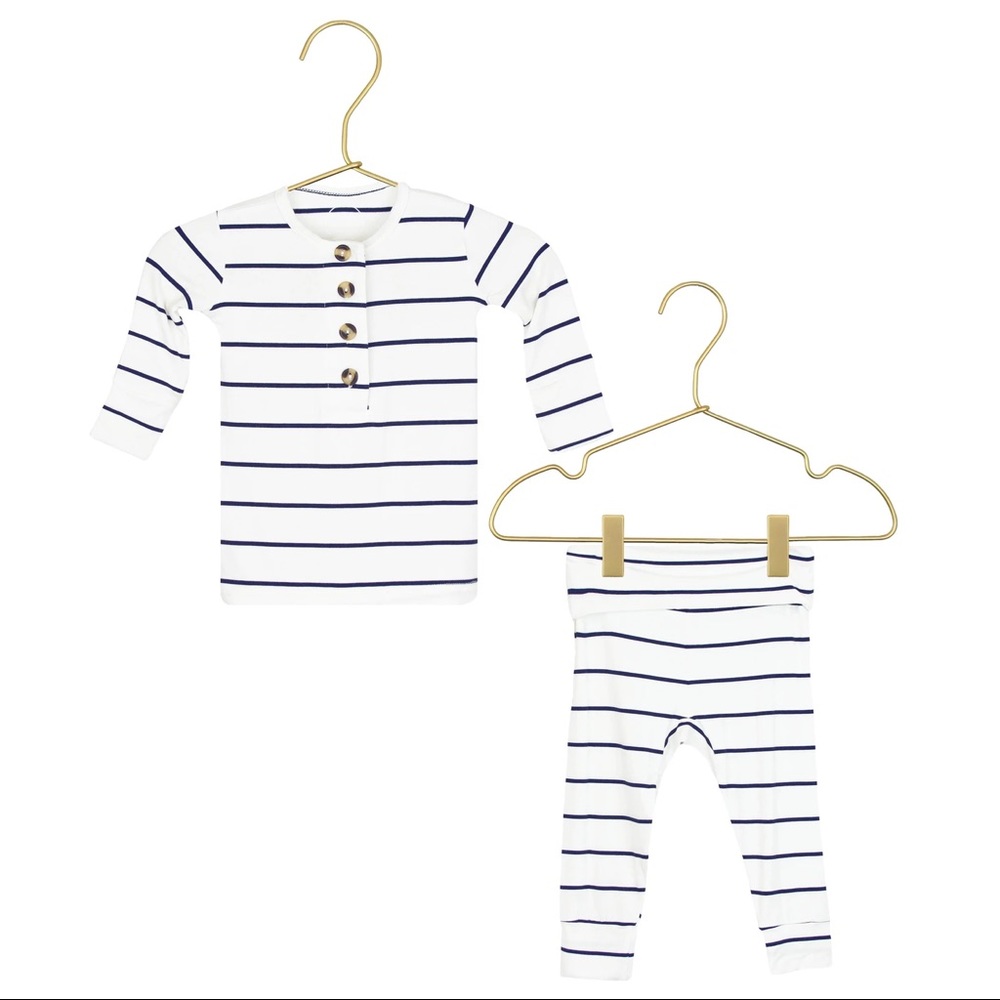 Lou Lou and Company Wyatt Top and Bottom Set 3-6 months
